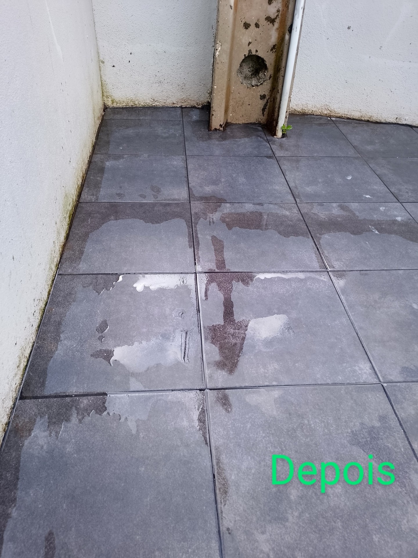 Pavimento exterior — depois